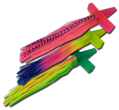 Soft Tail Bird - Condition:New / Dredge Fishing / Fish Razor. Our Soft Tail Bird fishing lure is extremely versatile — use it as a traditional lure or as a teaser bait on daisy chains and spreader bars.