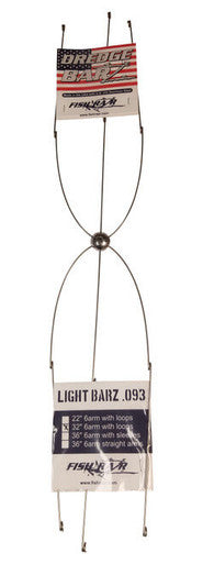 Light Dredge Bar 32" 6 arm with loops - Condition:New / Dredge Fishing / Fish Razor. 32 Inch Light Dredge bar with 12 loops.