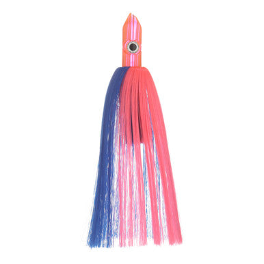 Dredge Lure Head Pink Head, Pink & Blue - Condition:New / Dredge Fishing / Fish Razor. Pink Head with a Pink and Blue Skirt.