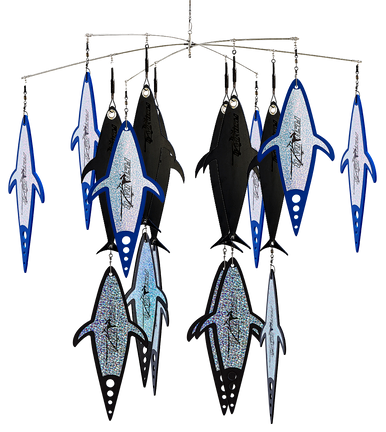 Take Down Dredge Kit 25" Bar InciterZ/ 10" FlapZ - Condition:New / dredge tuna / FlapZ. Complete Take Down Dredge with 10 Inch FlapZ.
