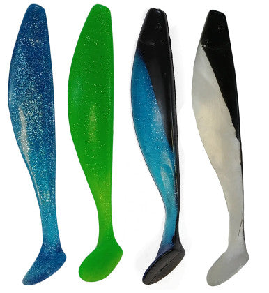 Marlin Dredge Shad- Thick Tail - Condition:New / Dredge Fishing / Fish Razor. The best dredge shads on the market.