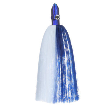 Dredge Lure Head Blue Head, Blue & White - Condition:New / Dredge Fishing / Fish Razor. Blue Head with Blue/White Skirt.