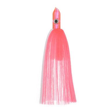 Dredge Lure Head Pink Head, Pink & White - Condition:New / Dredge Fishing / Fish Razor. Pink Head with Pink/White Skirt.