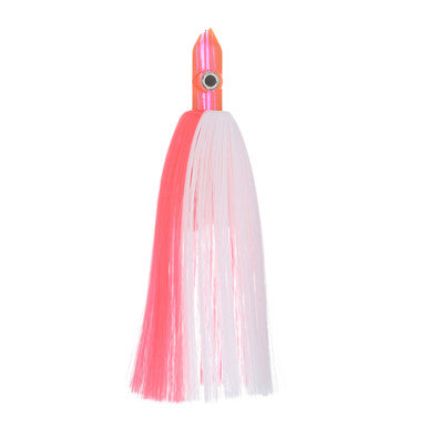Dredge Lure Head Pink Head, Pink & White - Condition:New / Dredge Fishing / Fish Razor. Pink Head with Pink/White Skirt.