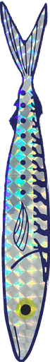 StripZ  6/pk - Condition:New / fish strips / fishing dredge. Highly effective mylar strip teasers for use on dredges and spreader bars.