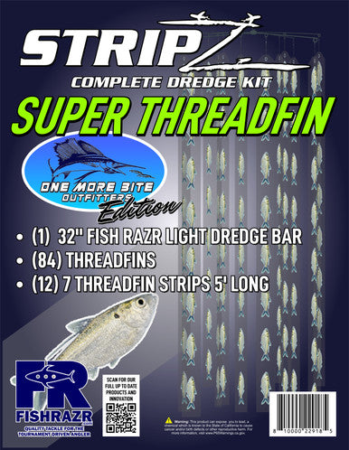 StripZ Threadfin Dredge Kit - Condition:New / Featured. The One More Bite Collaboration Threadfin Strip Dredge.